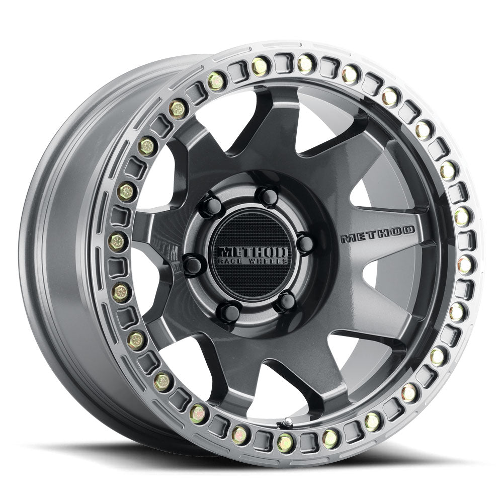 Method 108 Beadlock | Gloss Titanium | Wheel view 1