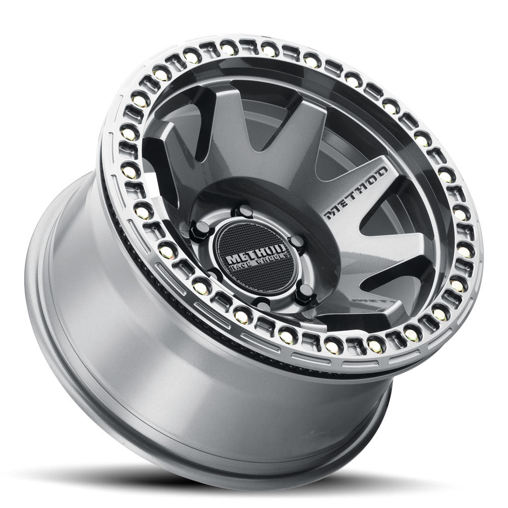 Method 108 Beadlock | Gloss Titanium | Wheel view 3