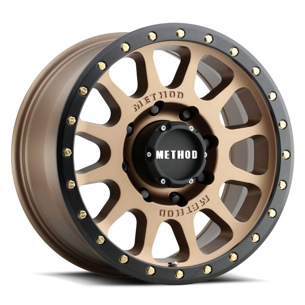 Method 305-HD | Method Bronze - Matte Black Lip | Wheel view 1