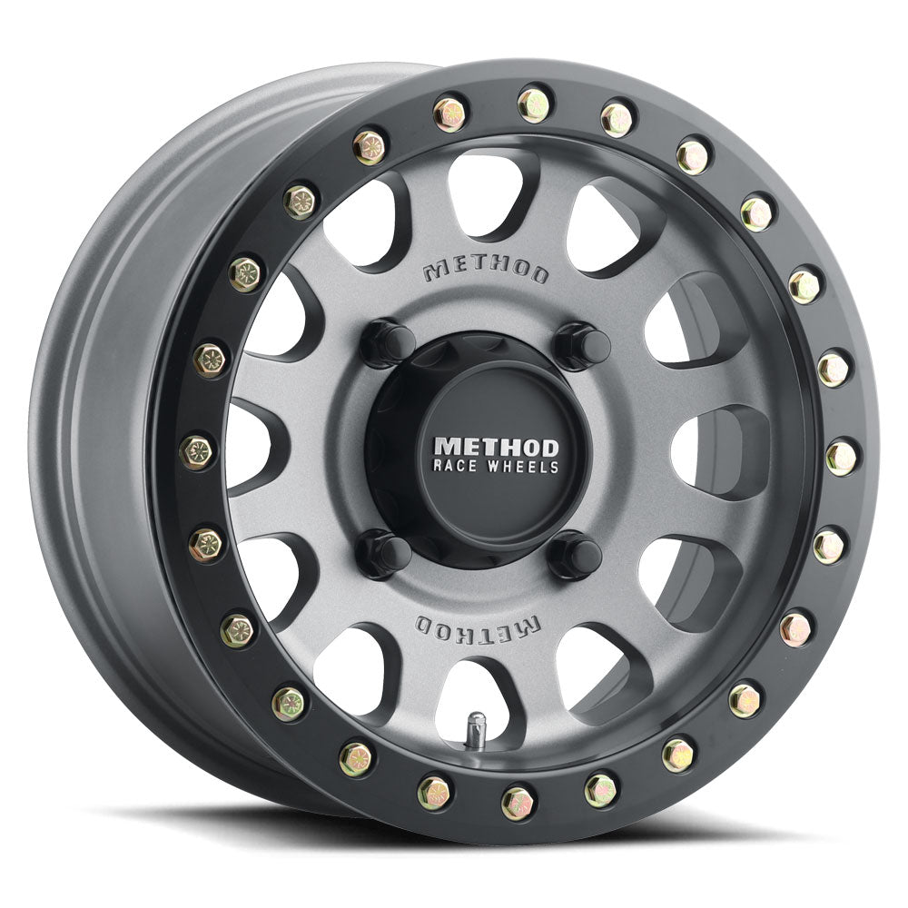 Method 401 | Titanium - Matte Black Ring | Wheel view 1
