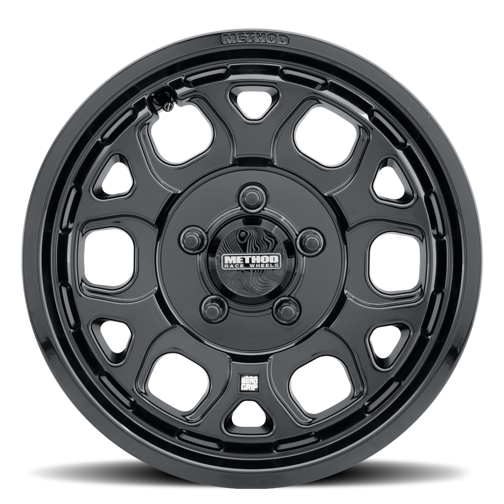 Method 416 UTV Bead Grip | Gloss Black | Wheel view 2