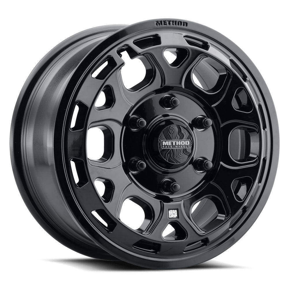 Method 416 UTV Bead Grip | Gloss Black | Wheel view 4