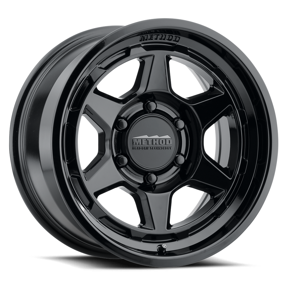 Method 708 | Gloss Black | Wheel view 1
