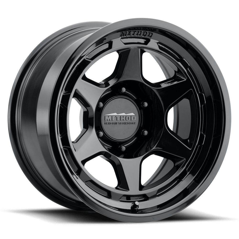 Method 708 | Gloss Black | Wheel view 6