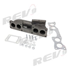 Rev9 Power Top Mount T3 Cast Manifold - Nissan S13 240SX KA24E