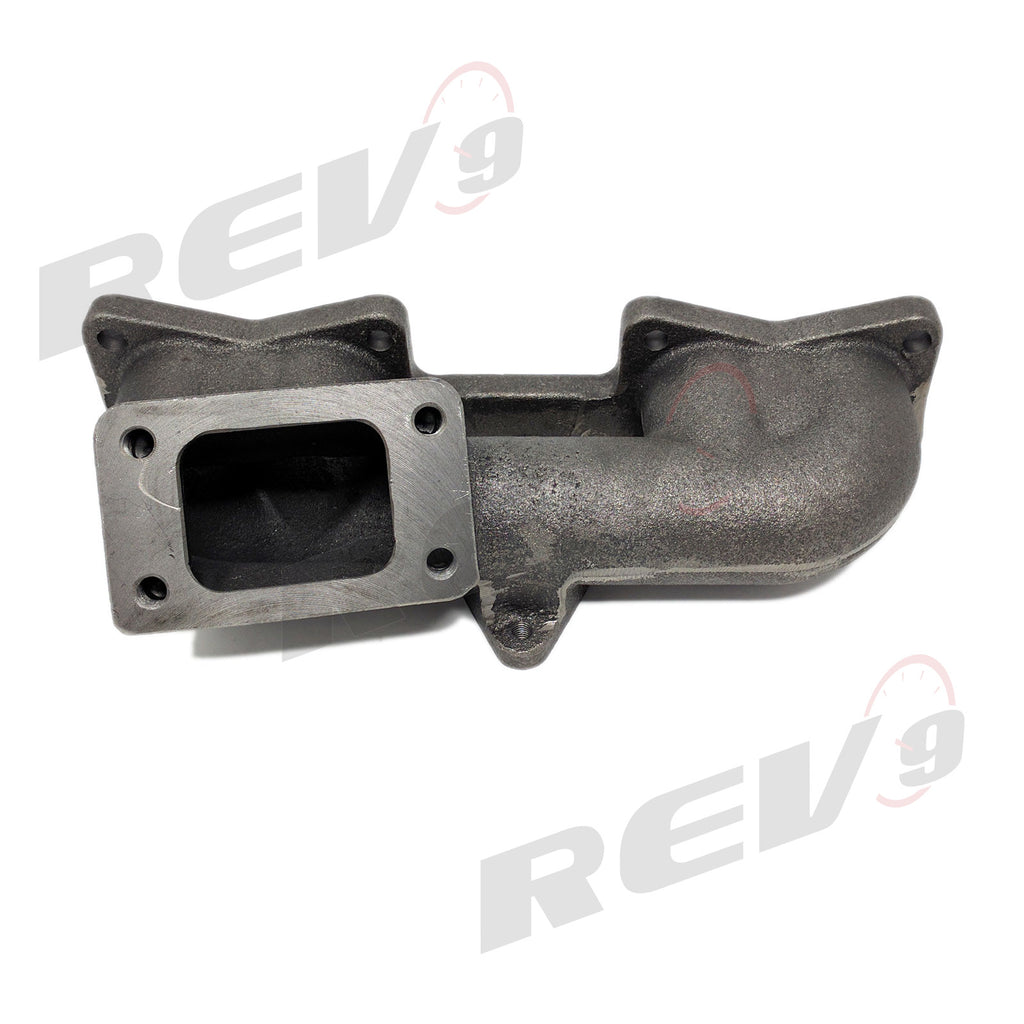 Rev9 Power Top Mount T3 Cast Manifold - Nissan S13 240SX KA24E