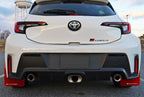 Rally Armor UR Red w/ White Logo Mud Flaps Set of 4 for Toyota GR Corolla Hatch (2023+)