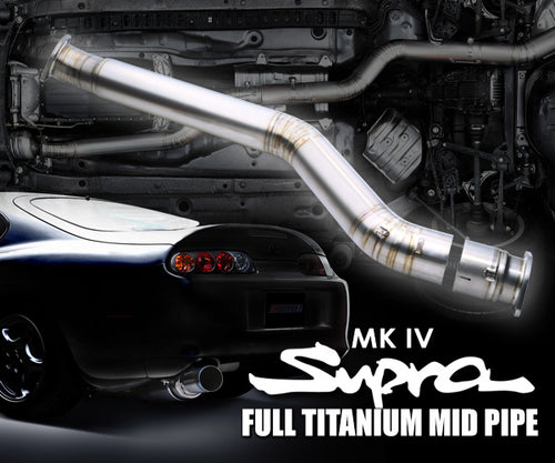 Tomei Expreme Ti Full Titanium Mid Pipe - Toyota Supra MK4 JZA80