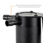Mishimoto PCV Side Baffled Oil Catch Can - Black - Subaru BRZ & Toyota GR86 FA24D (2022+)