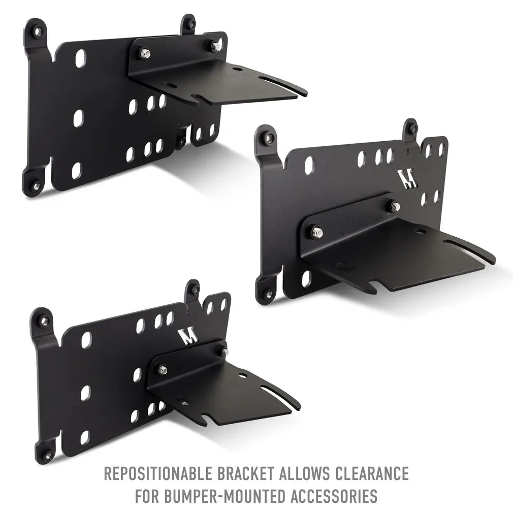Mishimoto Plastic Bumper License Plate Relocation Kit - Ford Bronco (2021+)