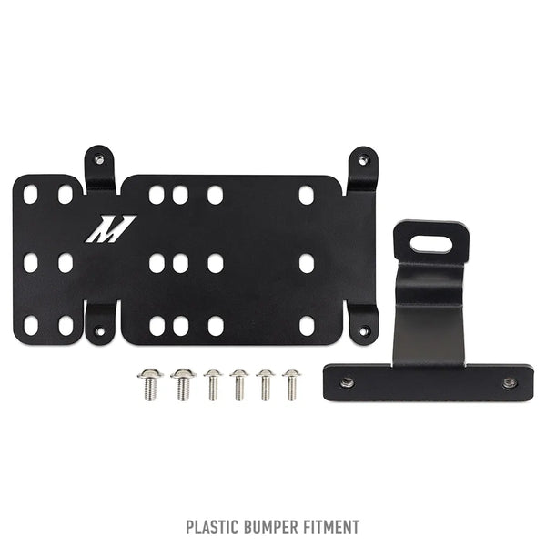 Mishimoto Plastic Bumper License Plate Relocation Kit - Ford Bronco (2021+)