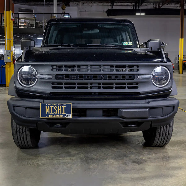 Mishimoto Modular Bumper License Plate Relocation Kit - Ford Bronco (2021+)