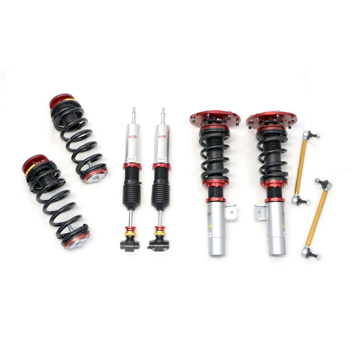 MMXI7029-F Godspeed Project MAXX Sports coilovers for BMW 4-Series Gran Coupe RWD (F36) 2015-2020 (5-Bolt Top Plate w/ EDC)