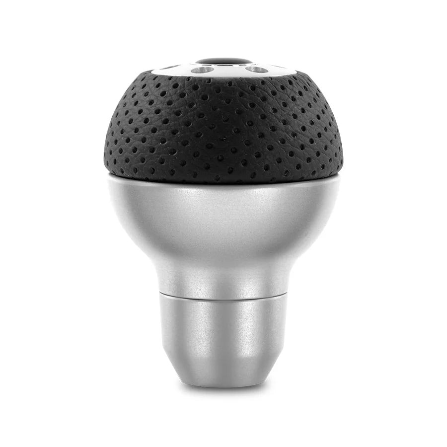 MOMO Race Aluminum Shift Knob - Black Airleather Insert