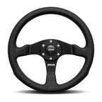 MOMO Competition 350mm Steering Wheel - Black Air Leather