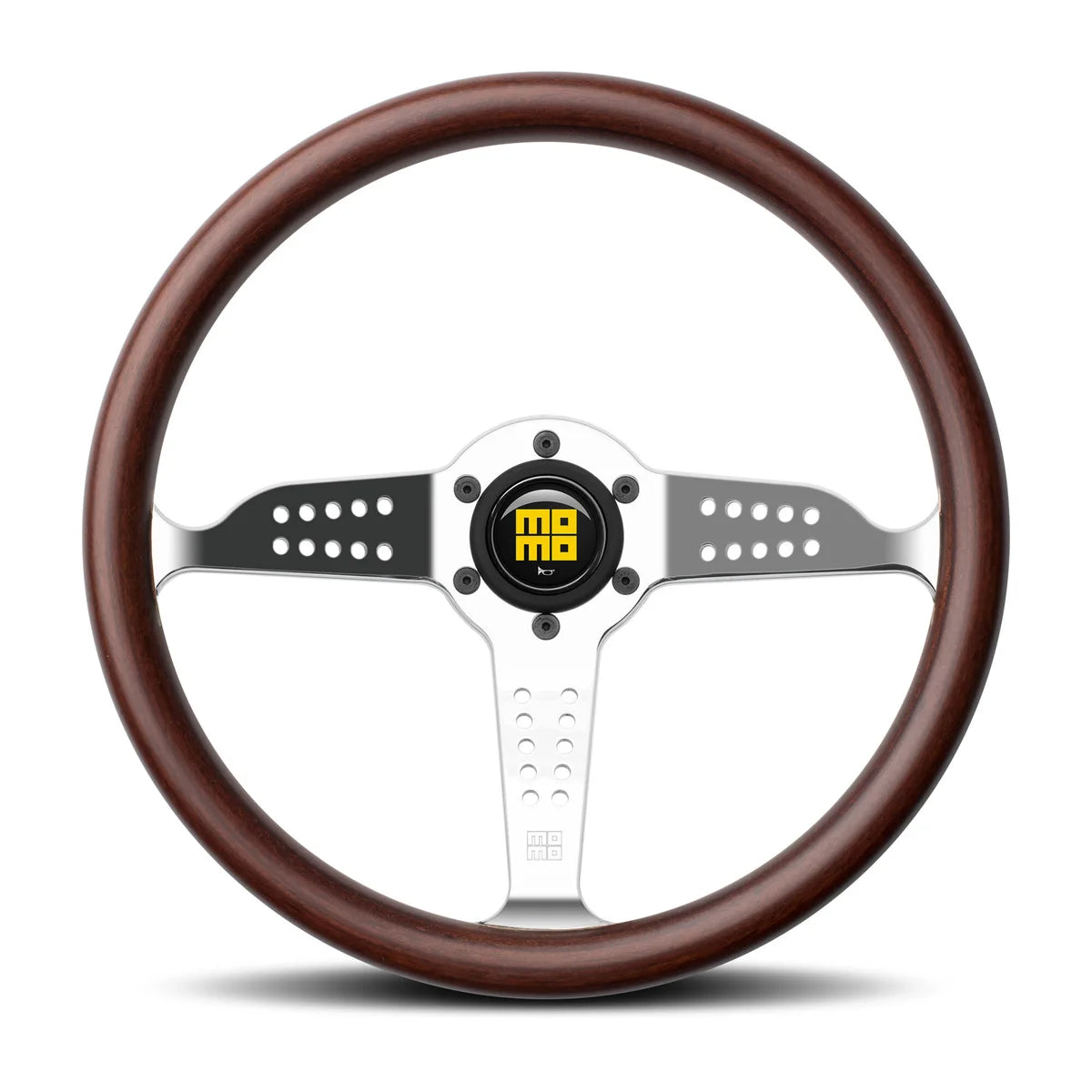 MOMO Super Grand Prix 350mm Steering Wheel - Mahogany Wood