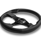 MOMO Jet 350mm Steering Wheel - Black Air Leather - product view 2