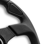MOMO Jet 350mm Steering Wheel - Black Air Leather - product view 5