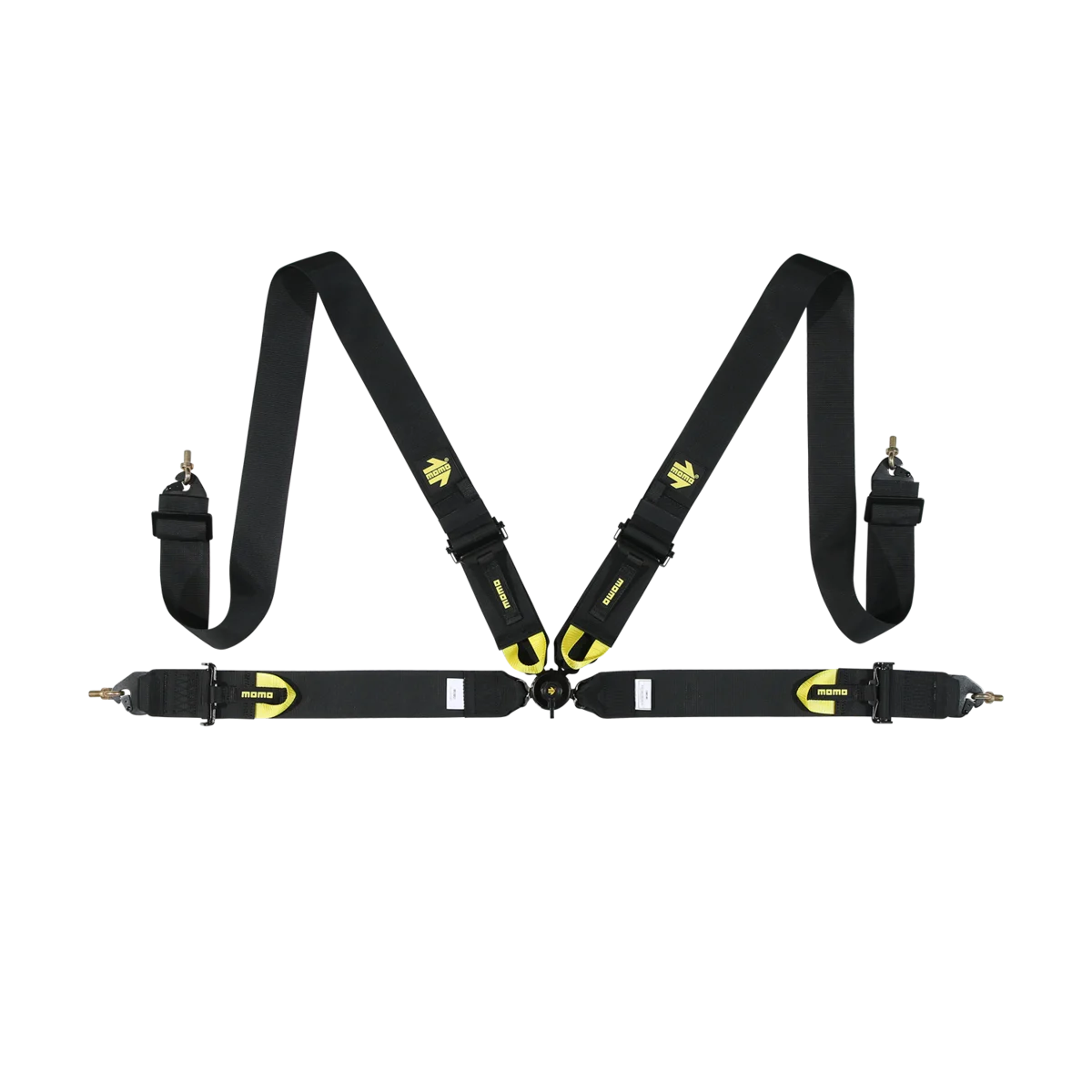 MOMO Corsa 4-Point Harness - Black, Camlock