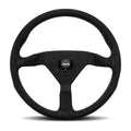 MOMO Montecarlo 320mm Steering Wheel - Premium Microfiber, Black Stitching
