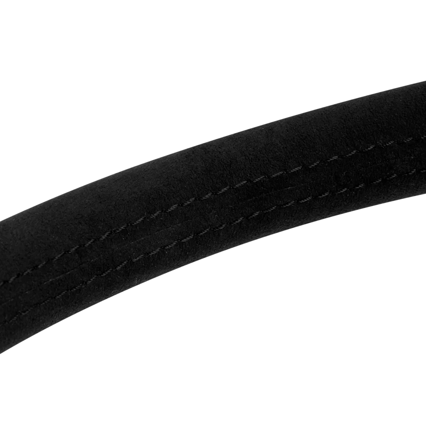 MOMO Montecarlo 350mm Steering Wheel - Premium Microfiber, Black Stitching - product view 2