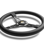 MOMO Prototipo 6C 350mm Steering Wheel - Black Leather - product view 2