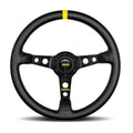MOMO MOD. 07 350mm Steering Wheel - Black Leather