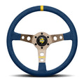 MOMO MOD. 07 Microfiber 350mm Steering Wheel - Blue Microfiber