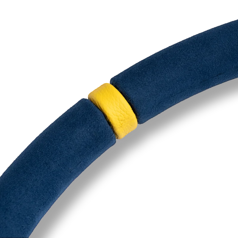 MOMO MOD. 07 Microfiber 350mm Steering Wheel - Blue Microfiber - product view 3