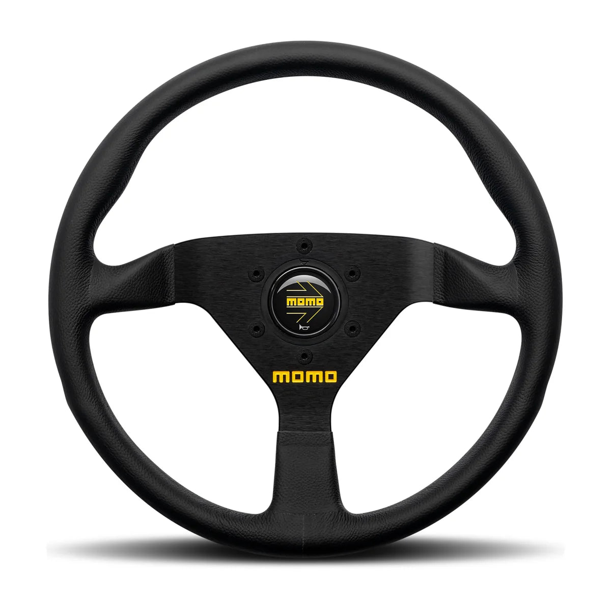 MOMO MOD. 78 320mm Steering Wheel - Black Leather