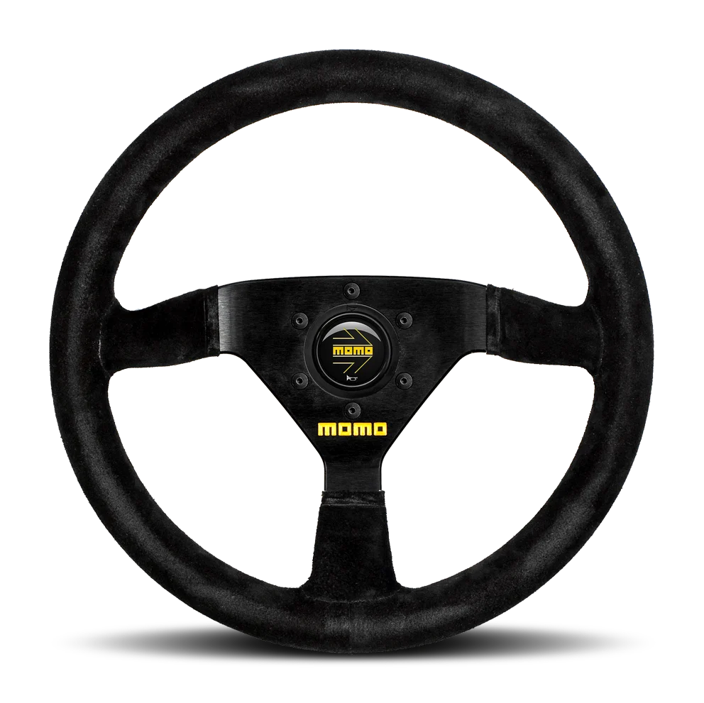 MOMO MOD. 69 350mm Steering Wheel - Black Suede