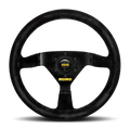 MOMO MOD. 69 350mm Steering Wheel - Black Suede