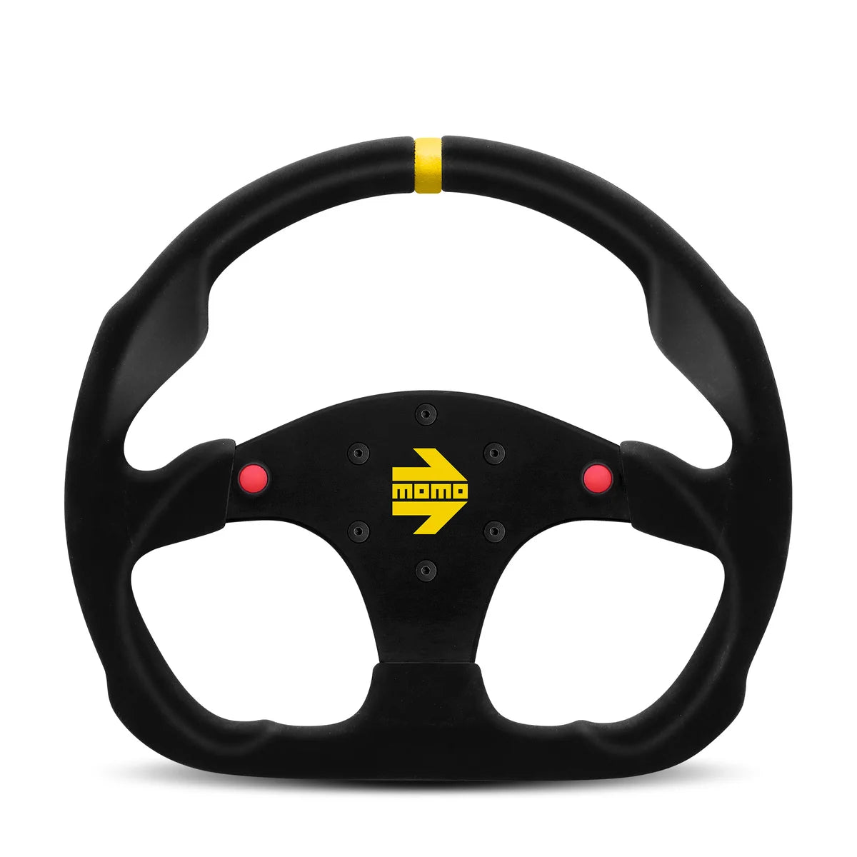 MOMO MOD. 30 Buttons 320mm Steering Wheel - Black Suede