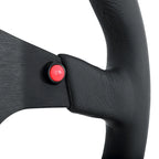 MOMO MOD. 80 350mm Steering Wheel - Black Leather - product view 2