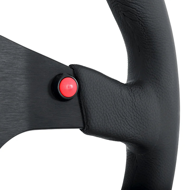 MOMO MOD. 80 350mm Steering Wheel - Black Leather - product view 2