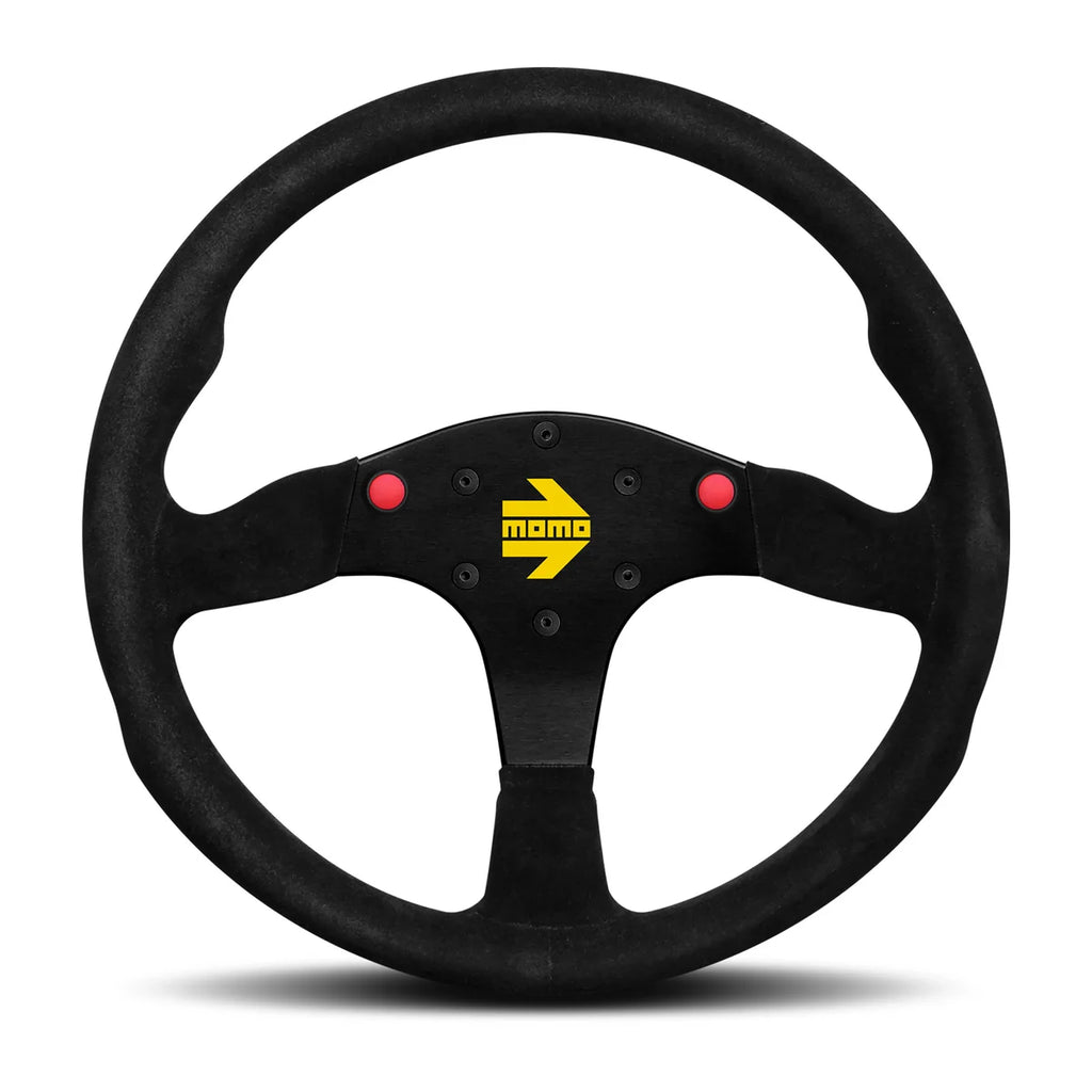 MOMO MOD. 80 350mm Steering Wheel - Black Suede