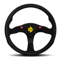 MOMO MOD. 80 350mm Steering Wheel - Black Suede