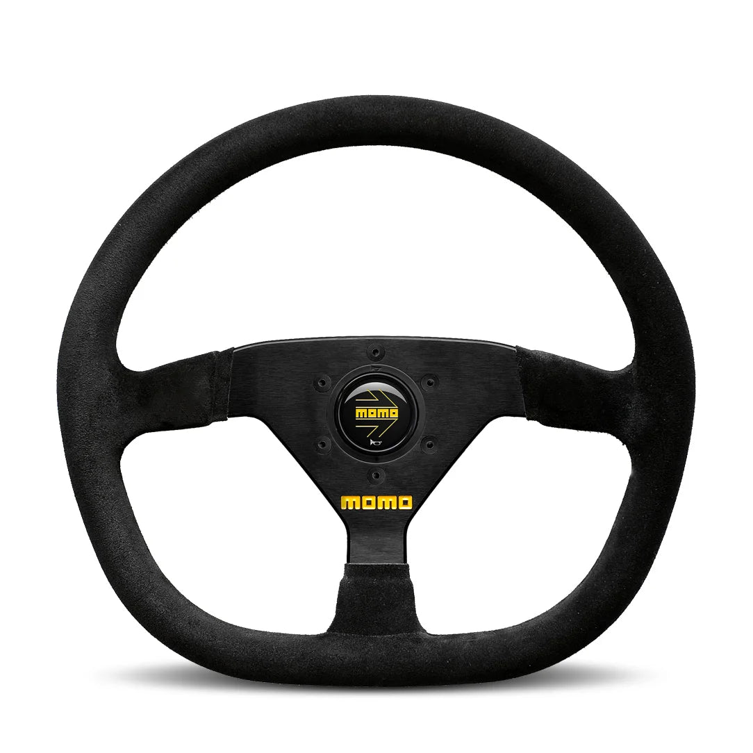 MOMO MOD. 88 350mm Steering Wheel - Black Suede