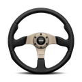 MOMO Race 2.0 350mm Steering Wheel - Black Leather