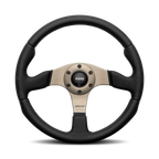 MOMO Race 2.0 350mm Steering Wheel - Black Leather