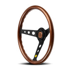 MOMO MOD.07 Heritage 350mm Steering Wheel - Mahogany Wood - product view 2