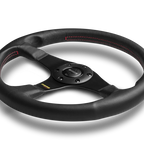 MOMO Tuner 350mm Steering Wheel - Black Leather - product view 2