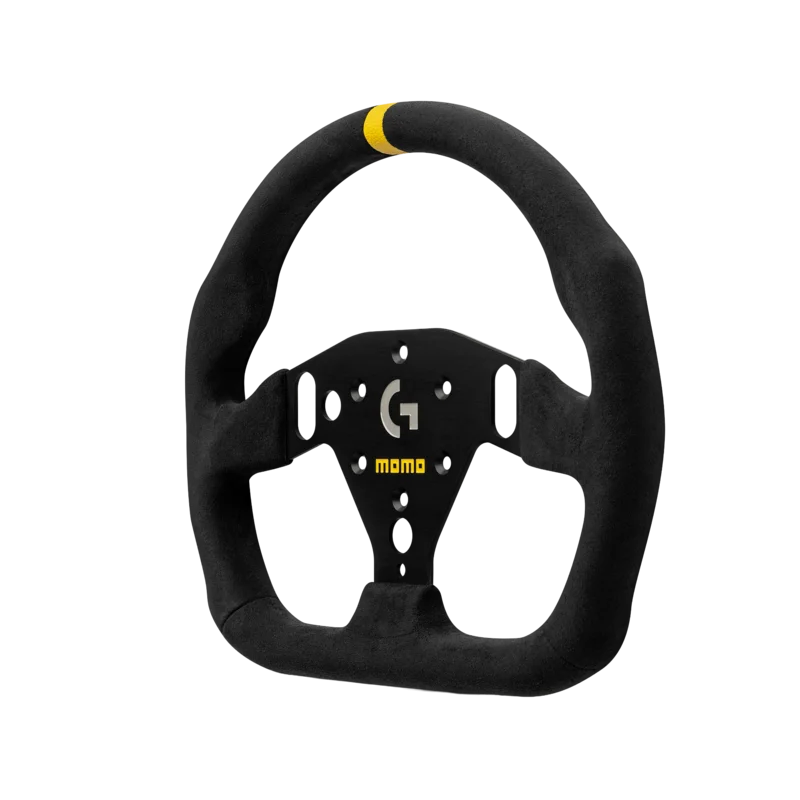 MOMO SIM GT PRO 320 Sim Racing Wheel - Premium Microfiber, Black Stitching - product view 2