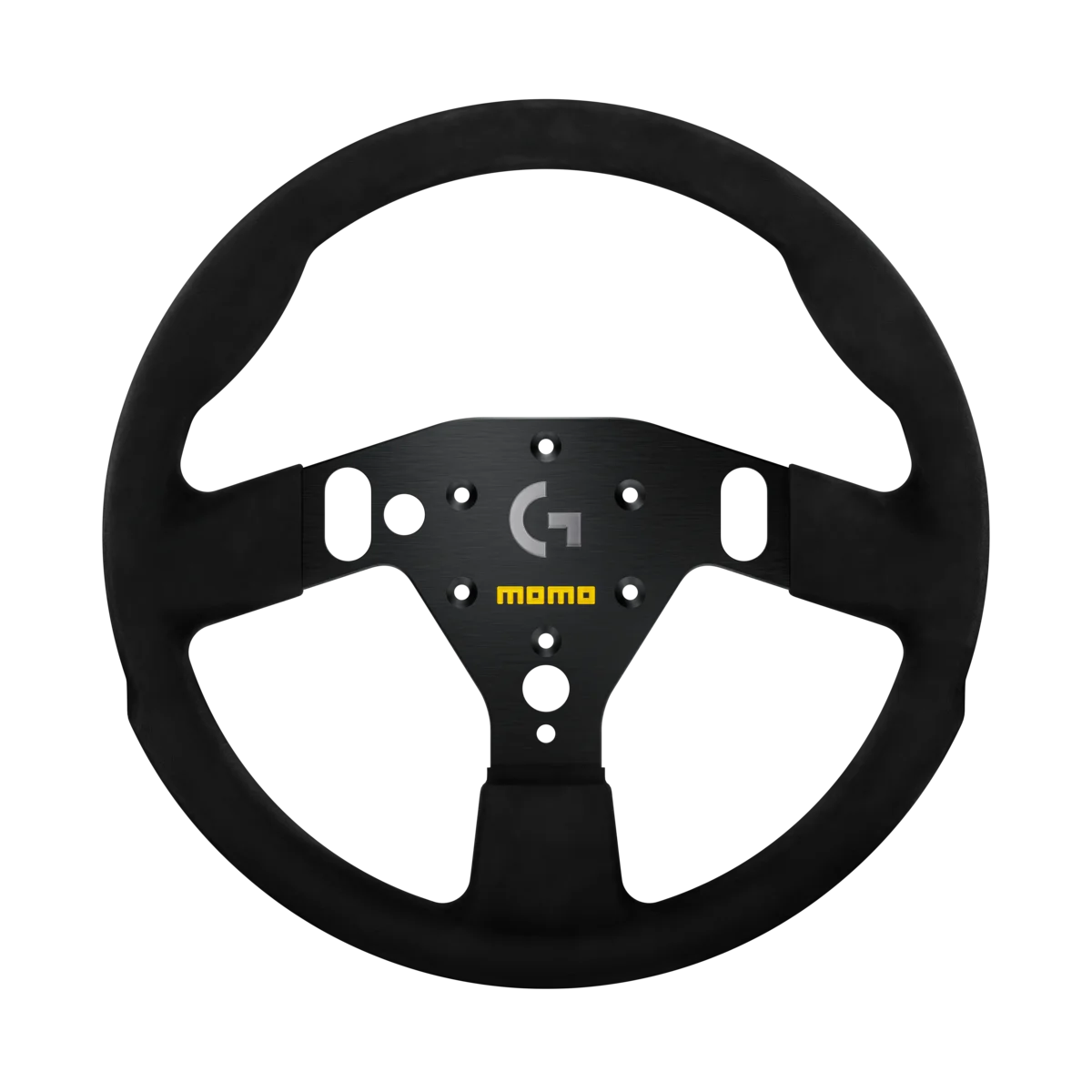 MOMO SIM GT 320 Sim Racing Wheel - Premium Microfiber, Black Stitching
