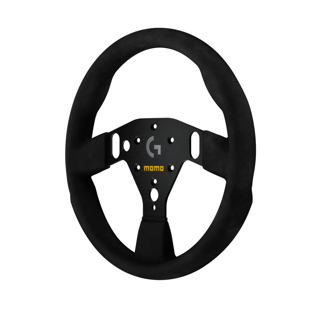 MOMO SIM GT 320 Sim Racing Wheel - Premium Microfiber, Black Stitching - product view 2