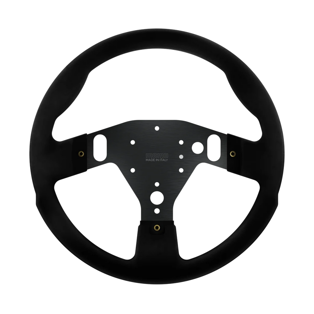 MOMO SIM GT 320 Sim Racing Wheel - Premium Microfiber, Black Stitching - product view 3