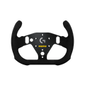 MOMO SIM GT-Racer 290 Sim Racing Wheel - Premium Microfiber, Black Stitching