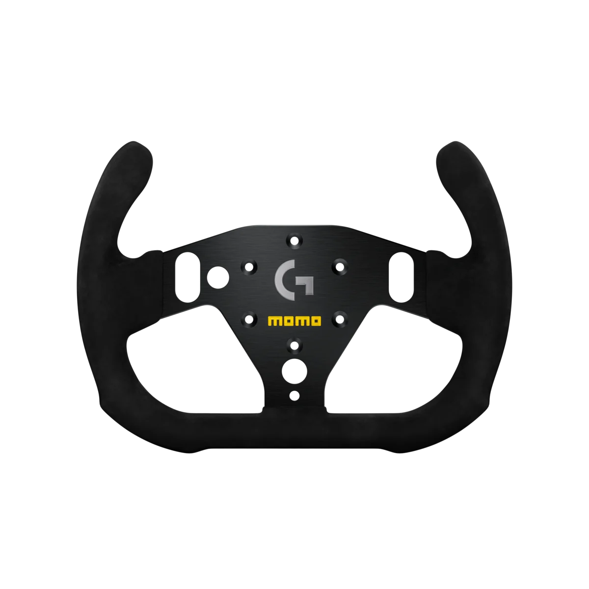 MOMO SIM GT-Racer 290 Sim Racing Wheel - Premium Microfiber, Black Stitching