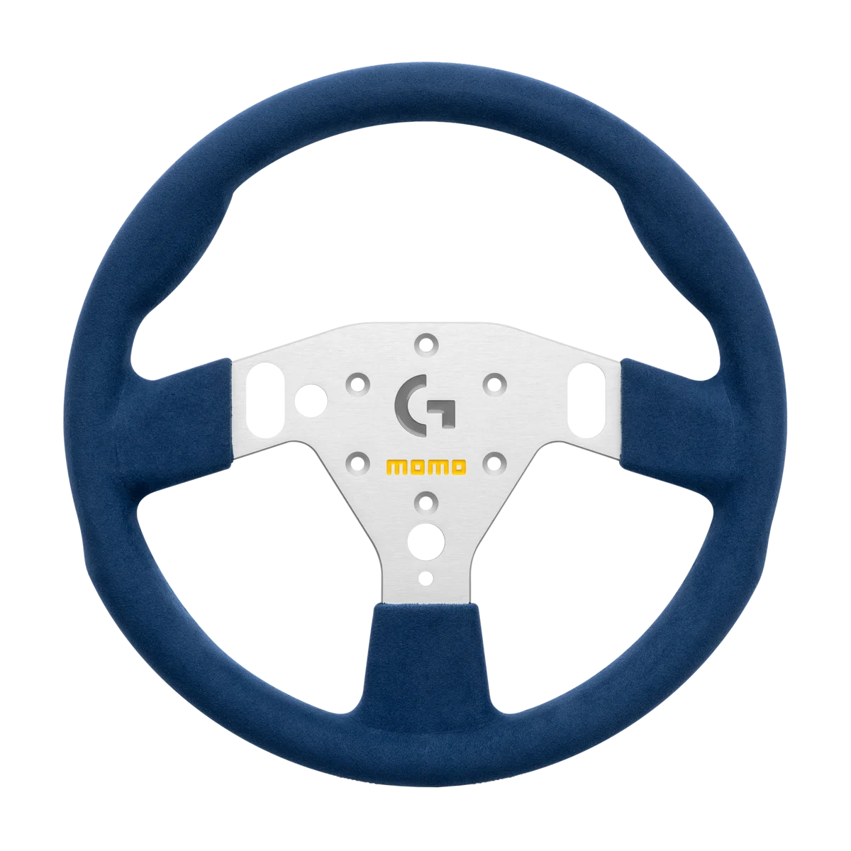MOMO SIM GT 320 Sim Racing Wheel - Premium Microfiber, Blue Stitching