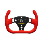 MOMO SIM GT-Racer 290 Sim Racing Wheel - Premium Microfiber, Red Stitching